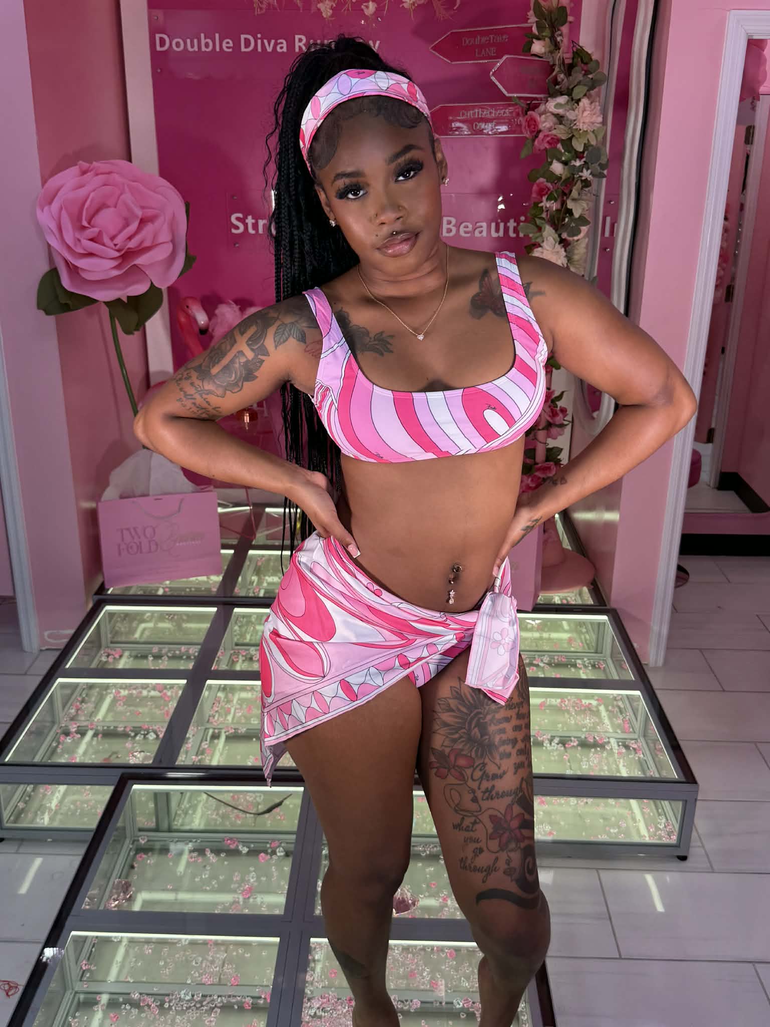 Three Piece Pucci Swimming suit