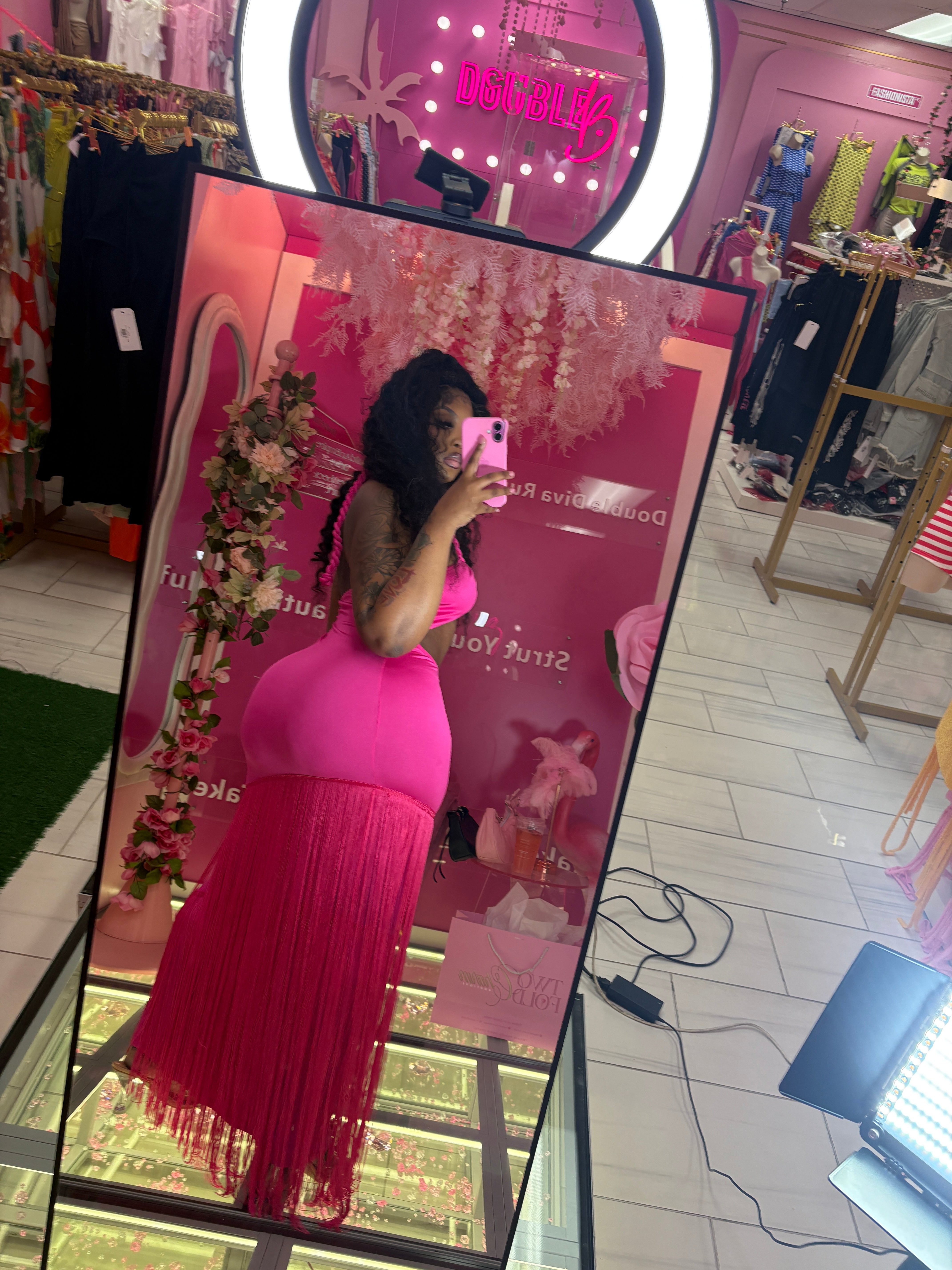 The Island Gyal shingle Dress
