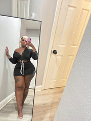 Noir Essential Skort Set