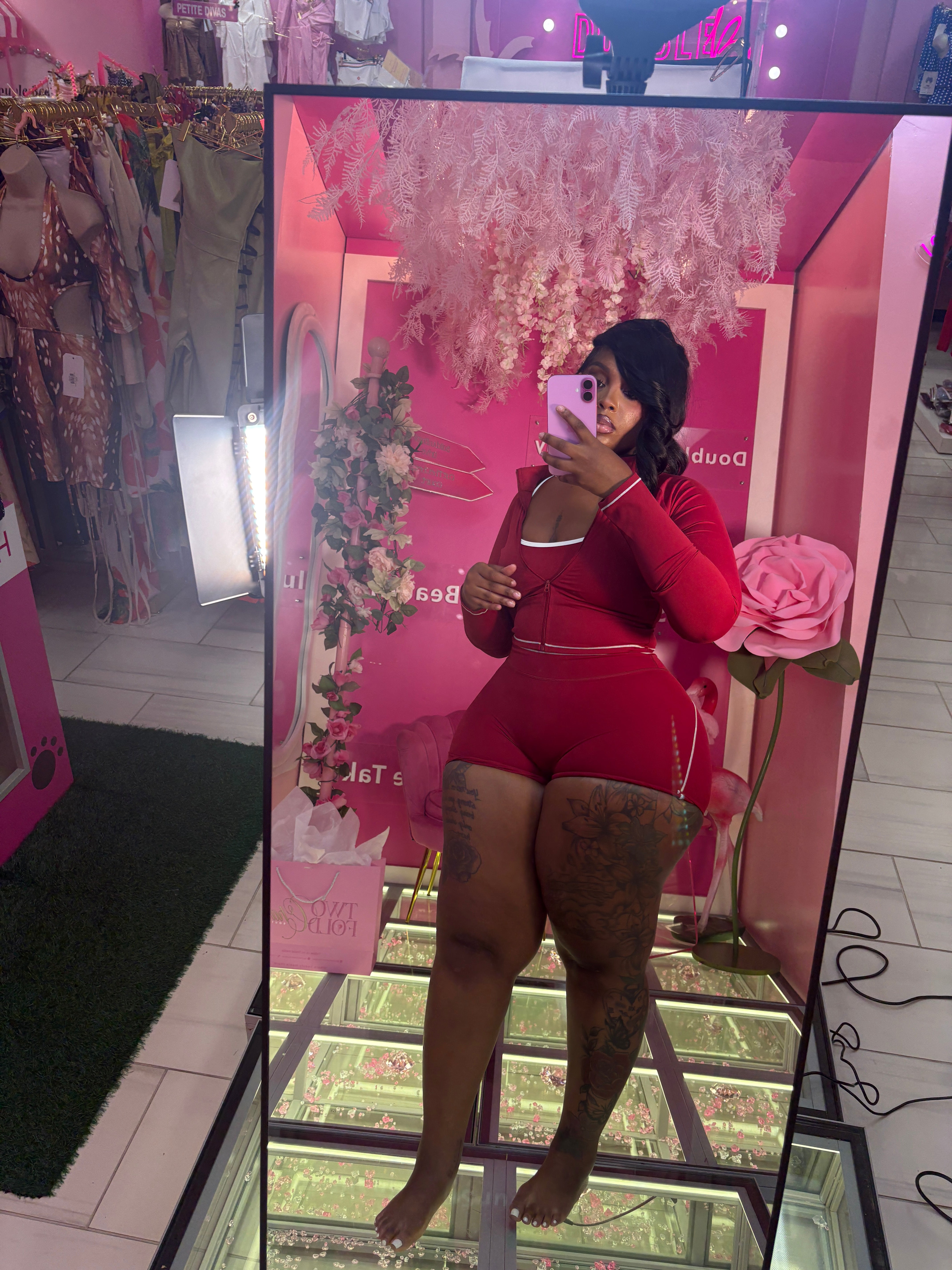 The Viral fitted Three piece lulu Short Set