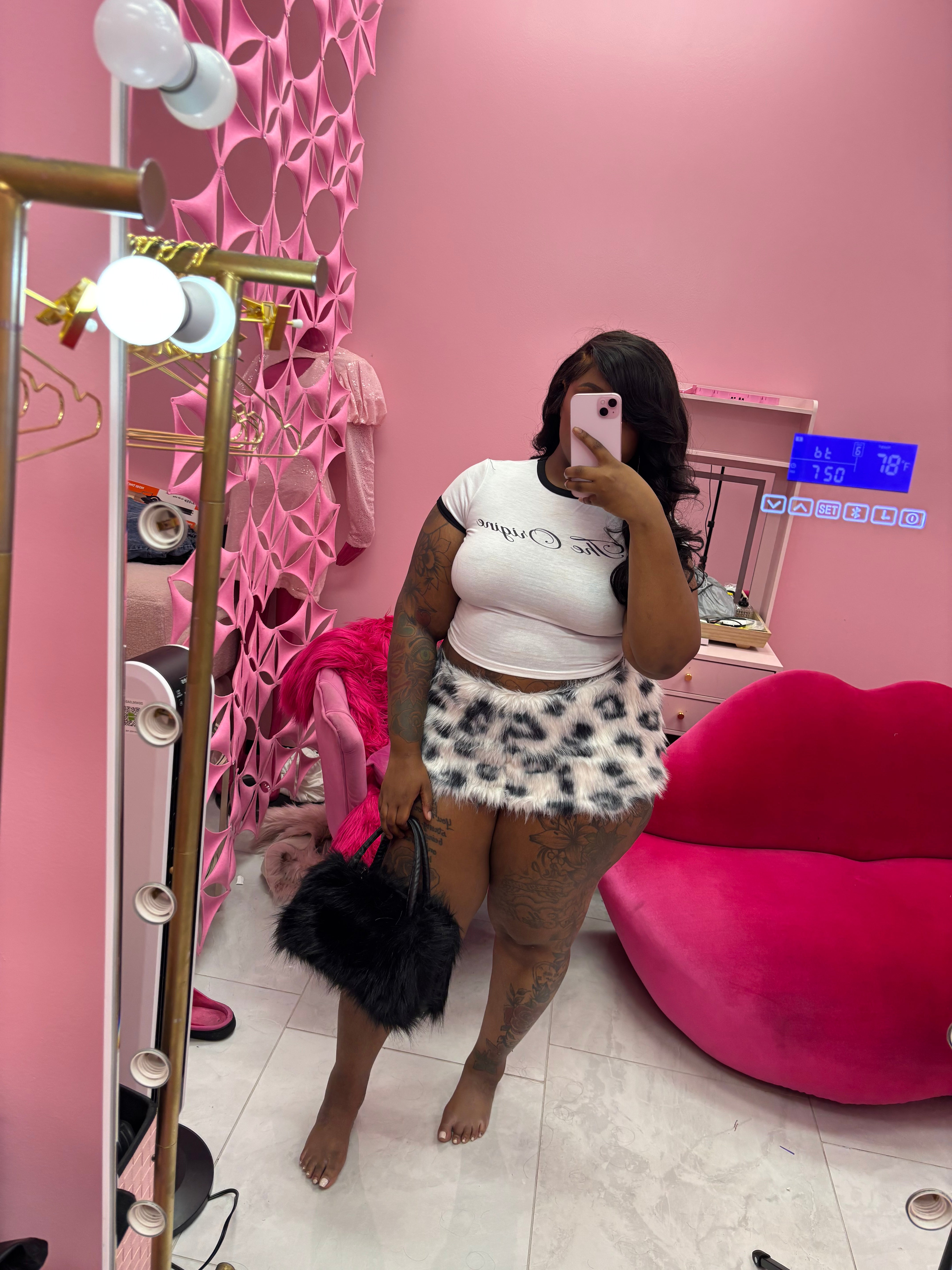 The Cheetah Fur Skirt