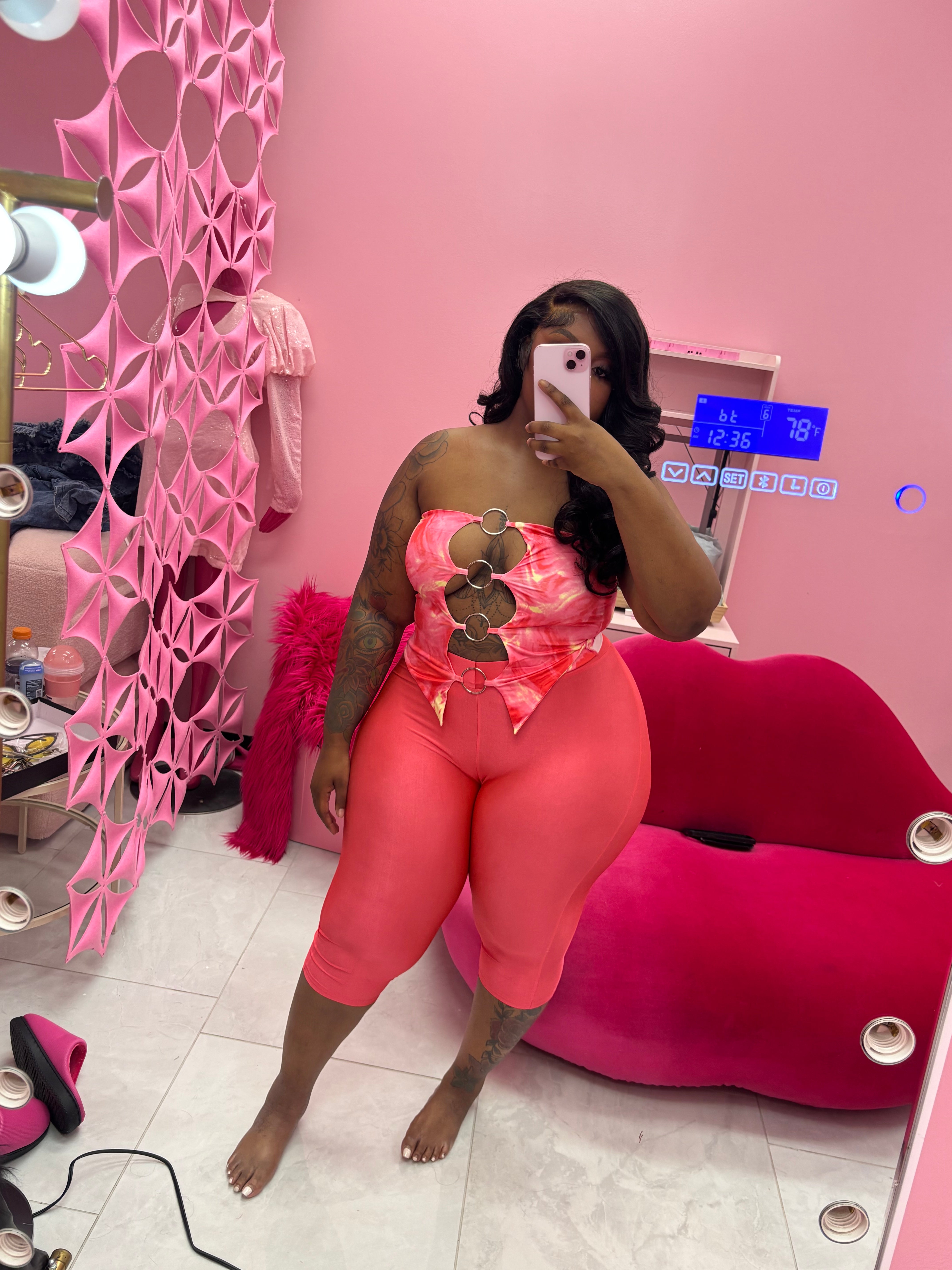 The Talk to me nice capri Set