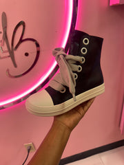 Lace up tennis shoes (Rick Owens inspired)