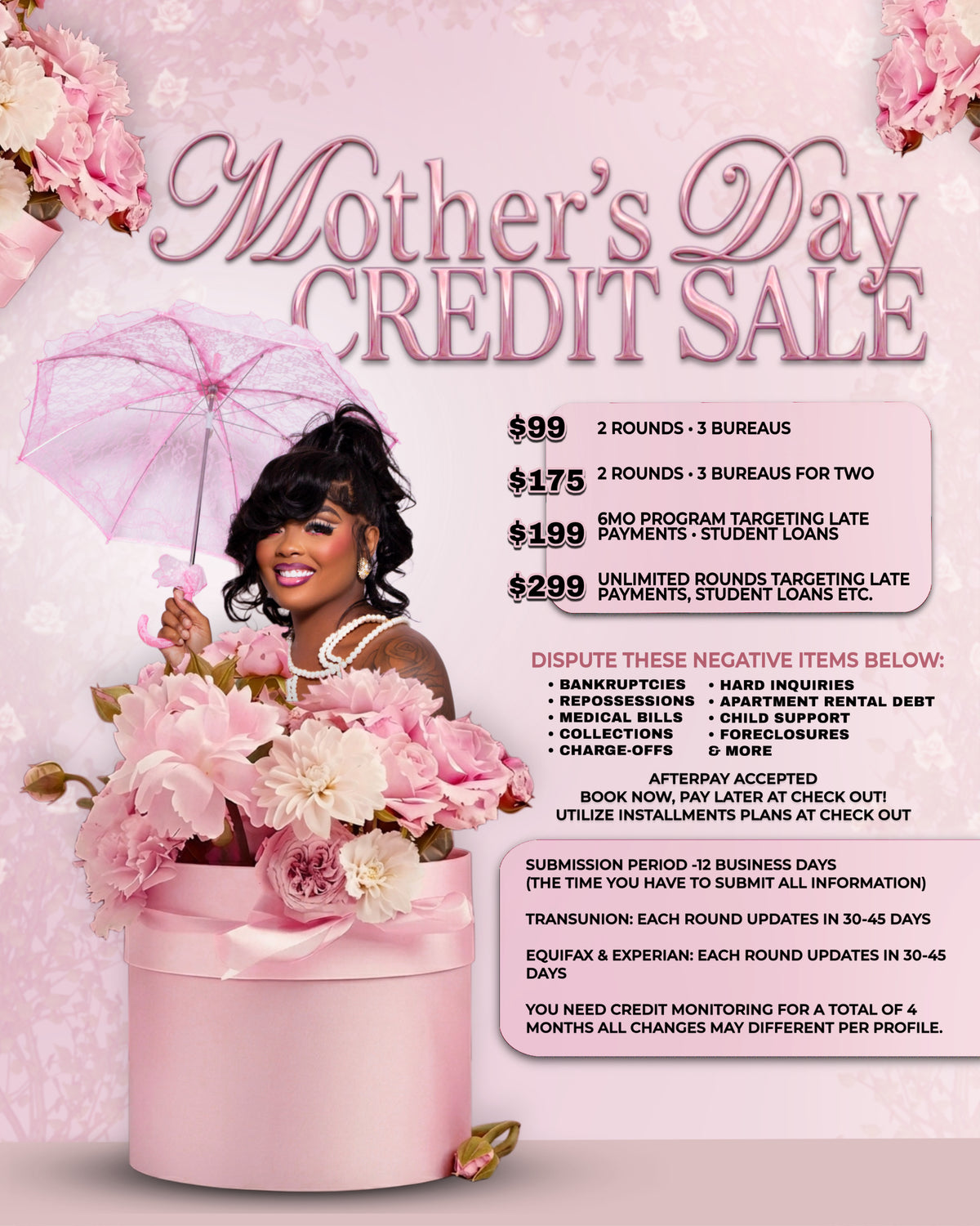 Mothers Day Credit Sale