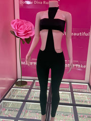 Bandage Top & Halter Jumper