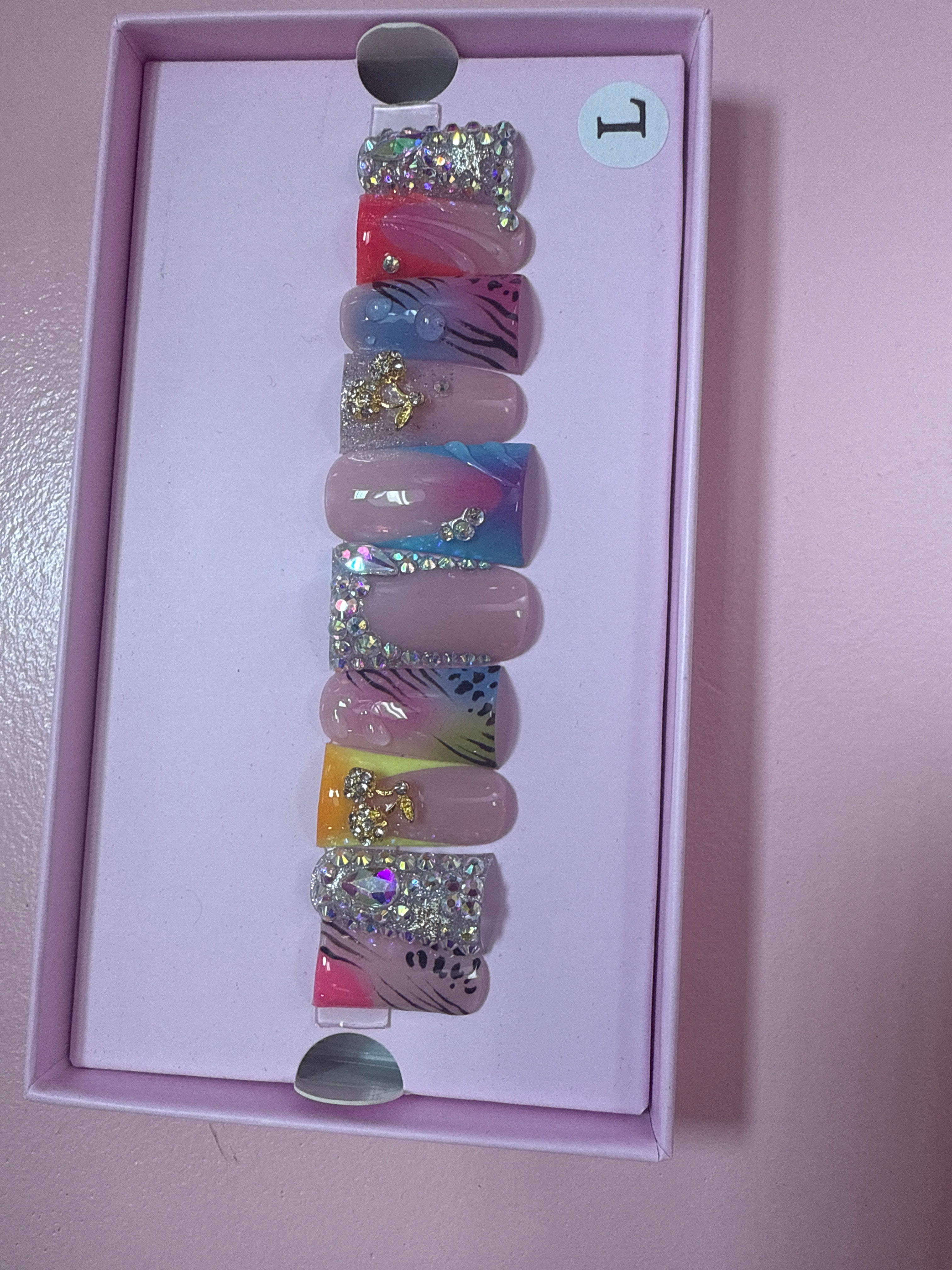 Custom Charmer Press On Nails