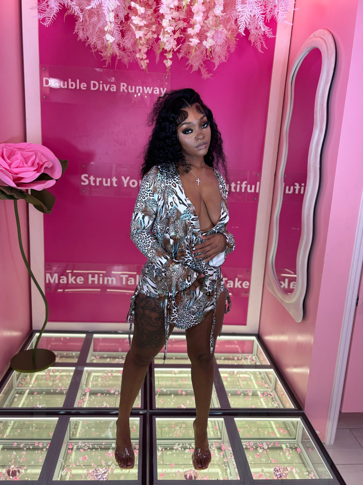 The Sexy backless Short set