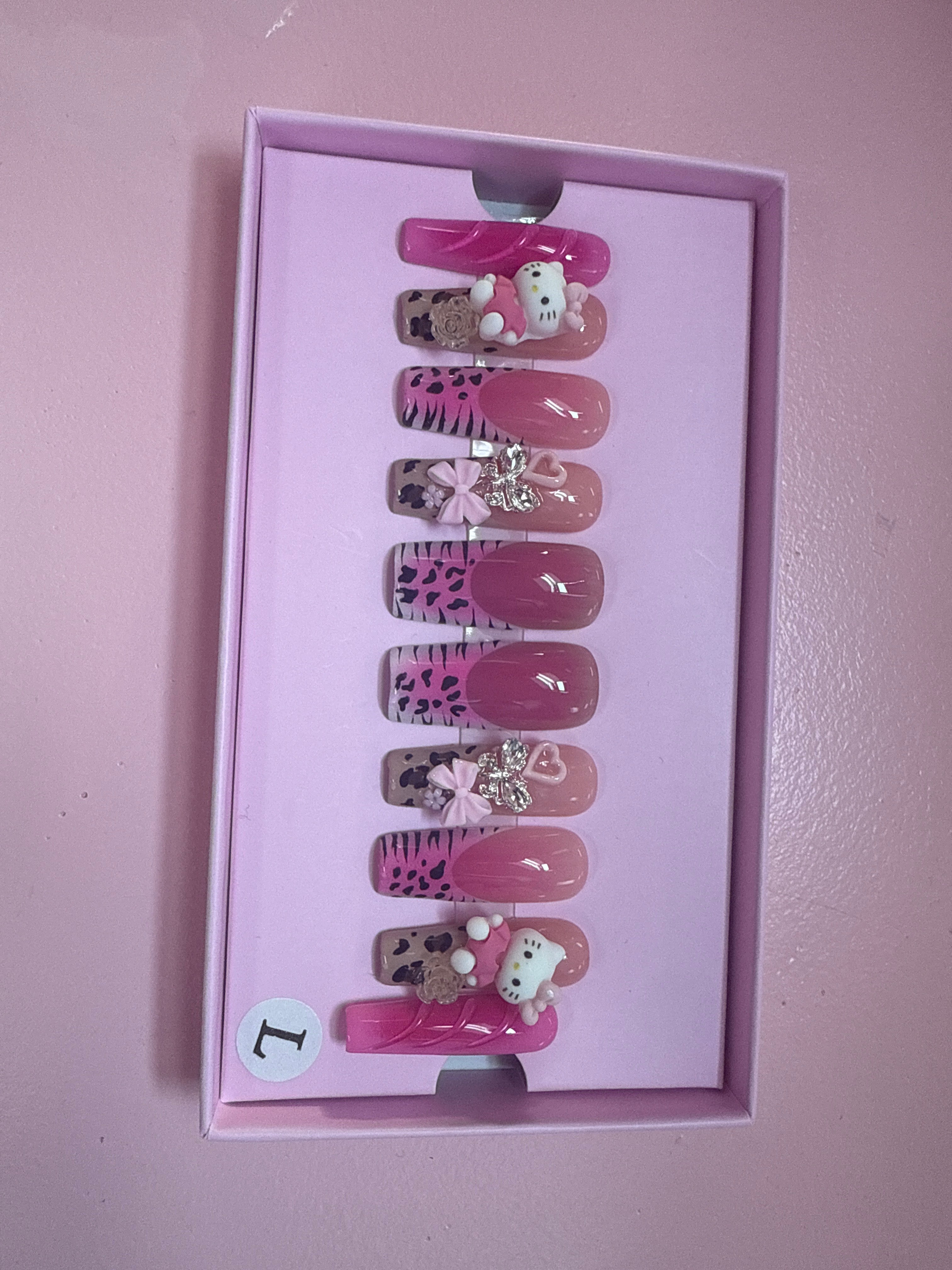 Custom Charmer Press On Nails