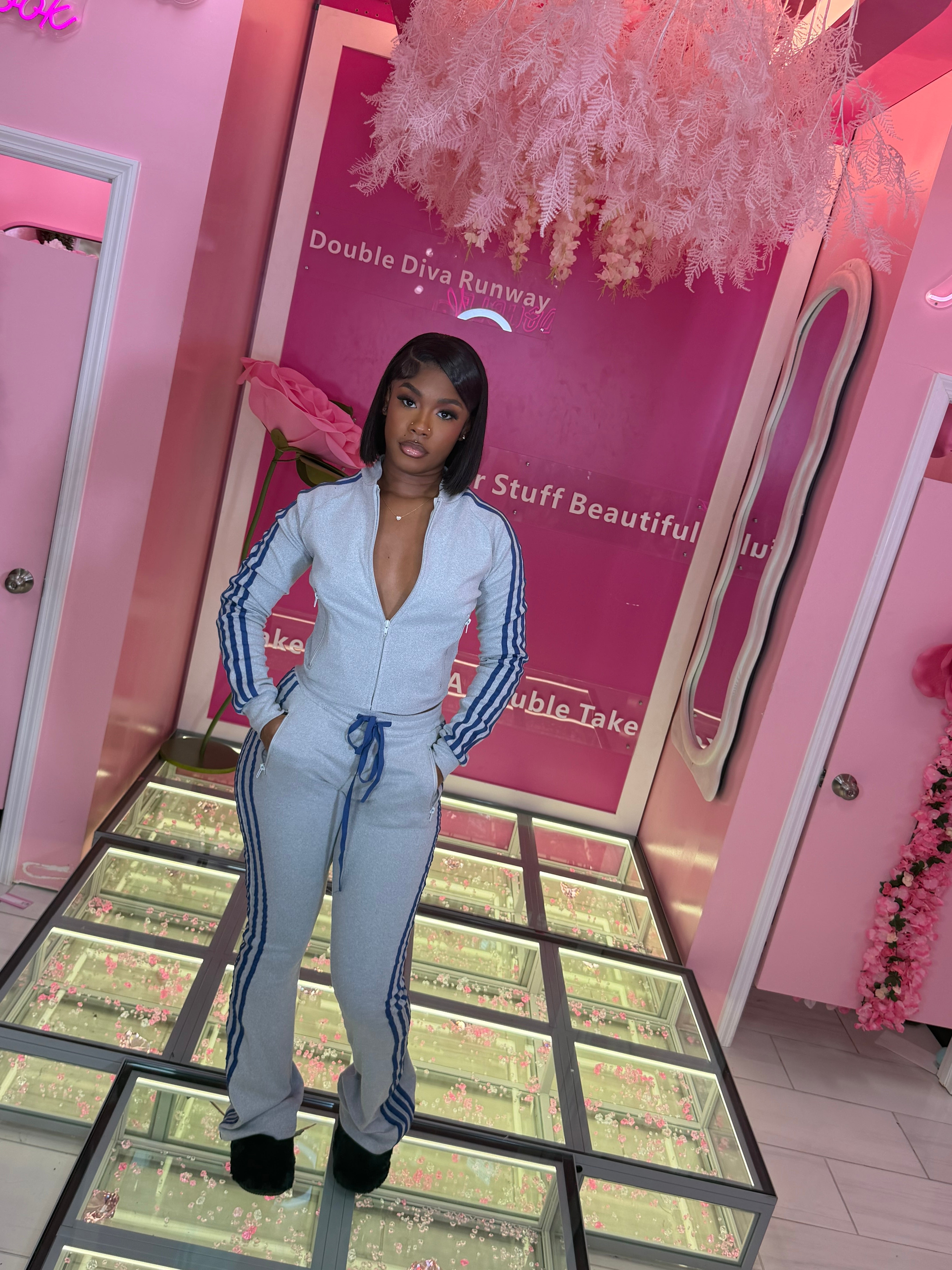 Solid & Stripes Active Jacket and Pant Set