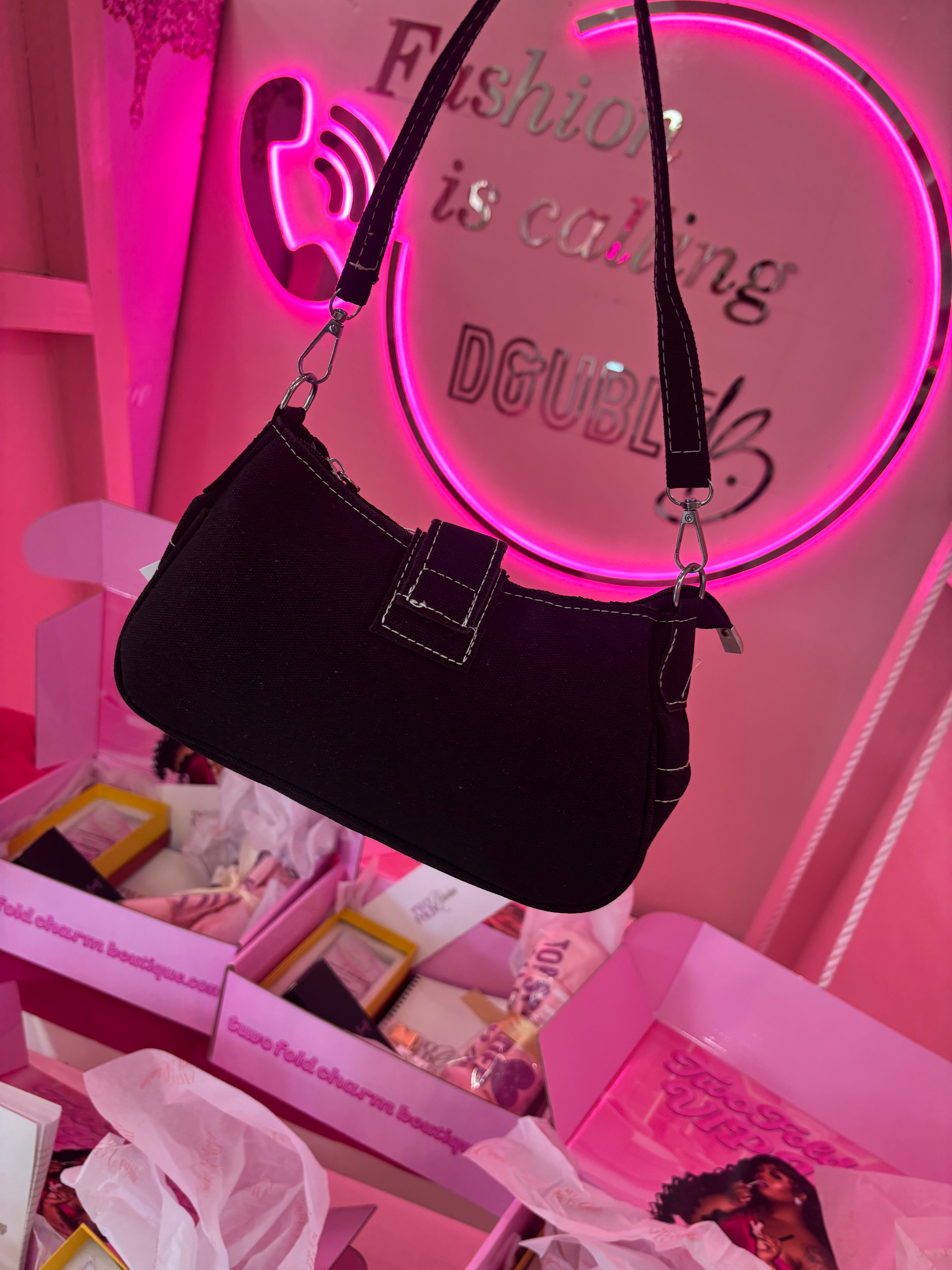 Midnight Pink Cross Purse