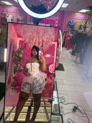 That Girl Lacey corset Capri Set