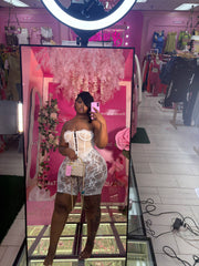 That Girl Lacey corset Capri Set