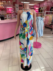 Summer Fine Halter Jumpsuit