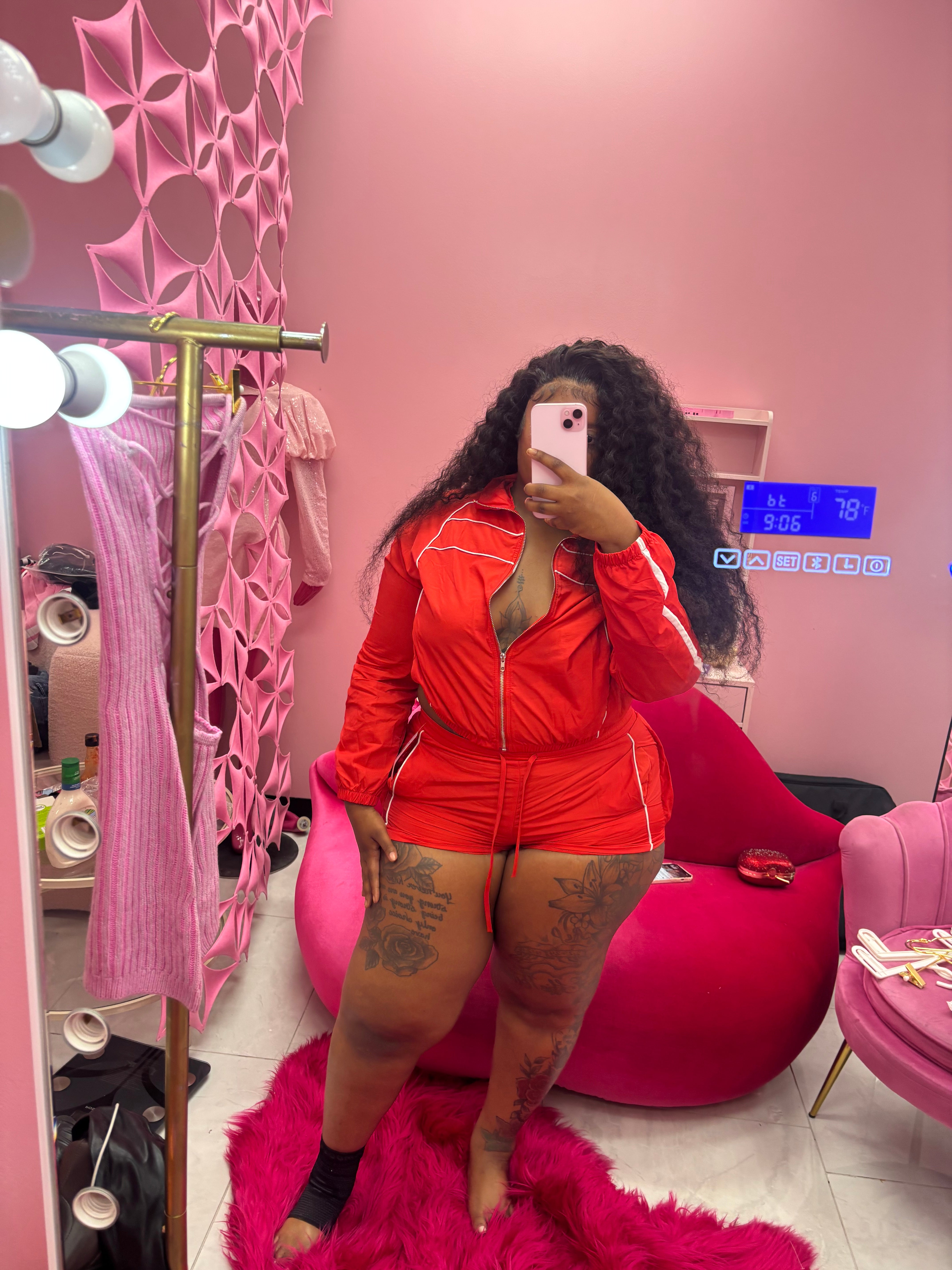 The It Girl Windbreaker Jacket and Short Set