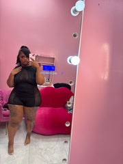 The Plus Sheer Sexy Side out Jumper