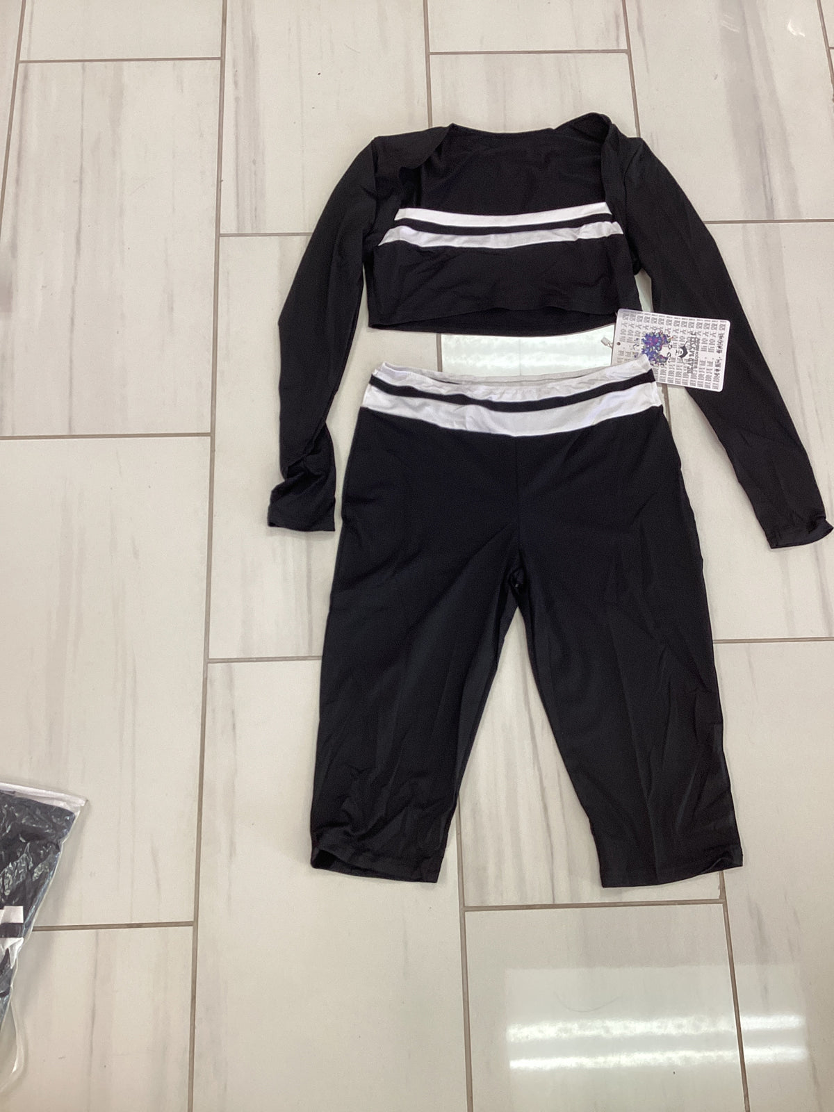 Track & Stripe Two-Piece Set