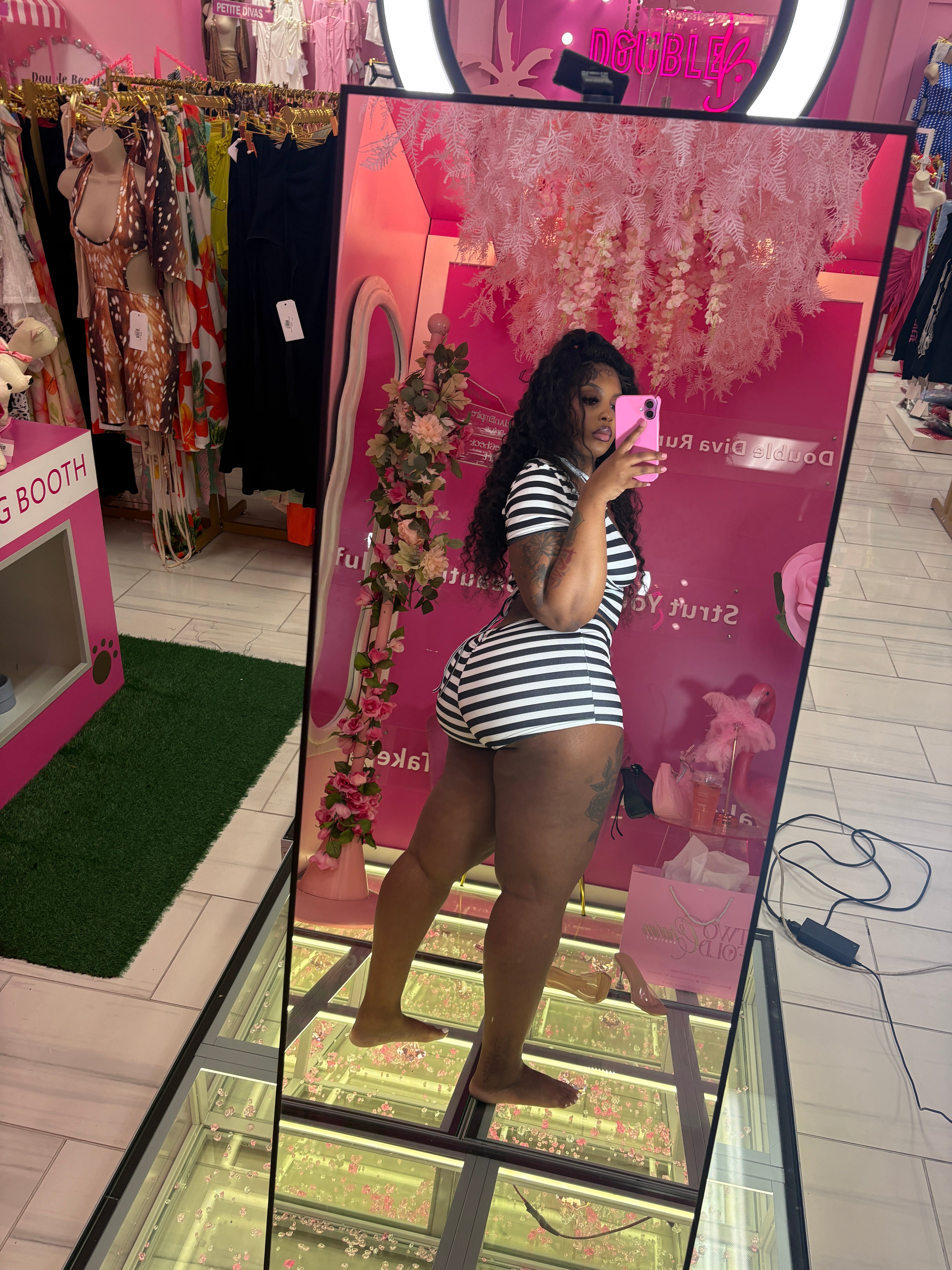 The Stripe Dream Girl Three Piece