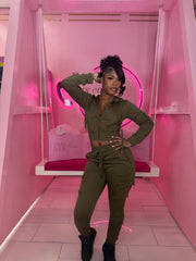 The viral Cargo jogger set