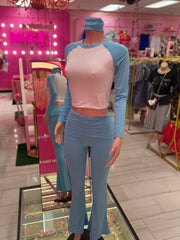 Long Sleeve Top Headband Lounge Set