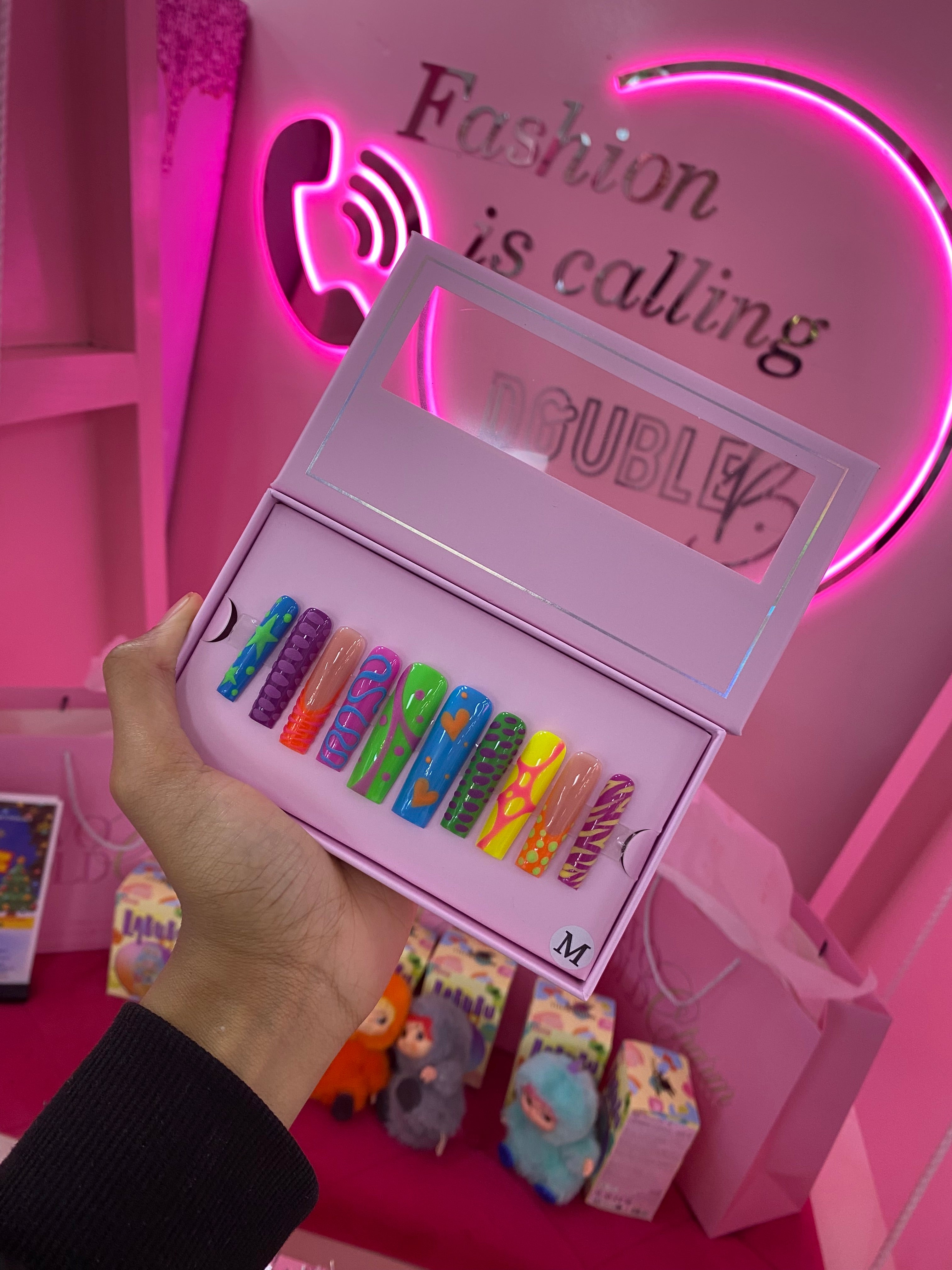 Custom Charmer Press On Nails