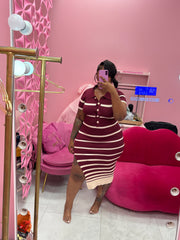 The Button Class Knit dress