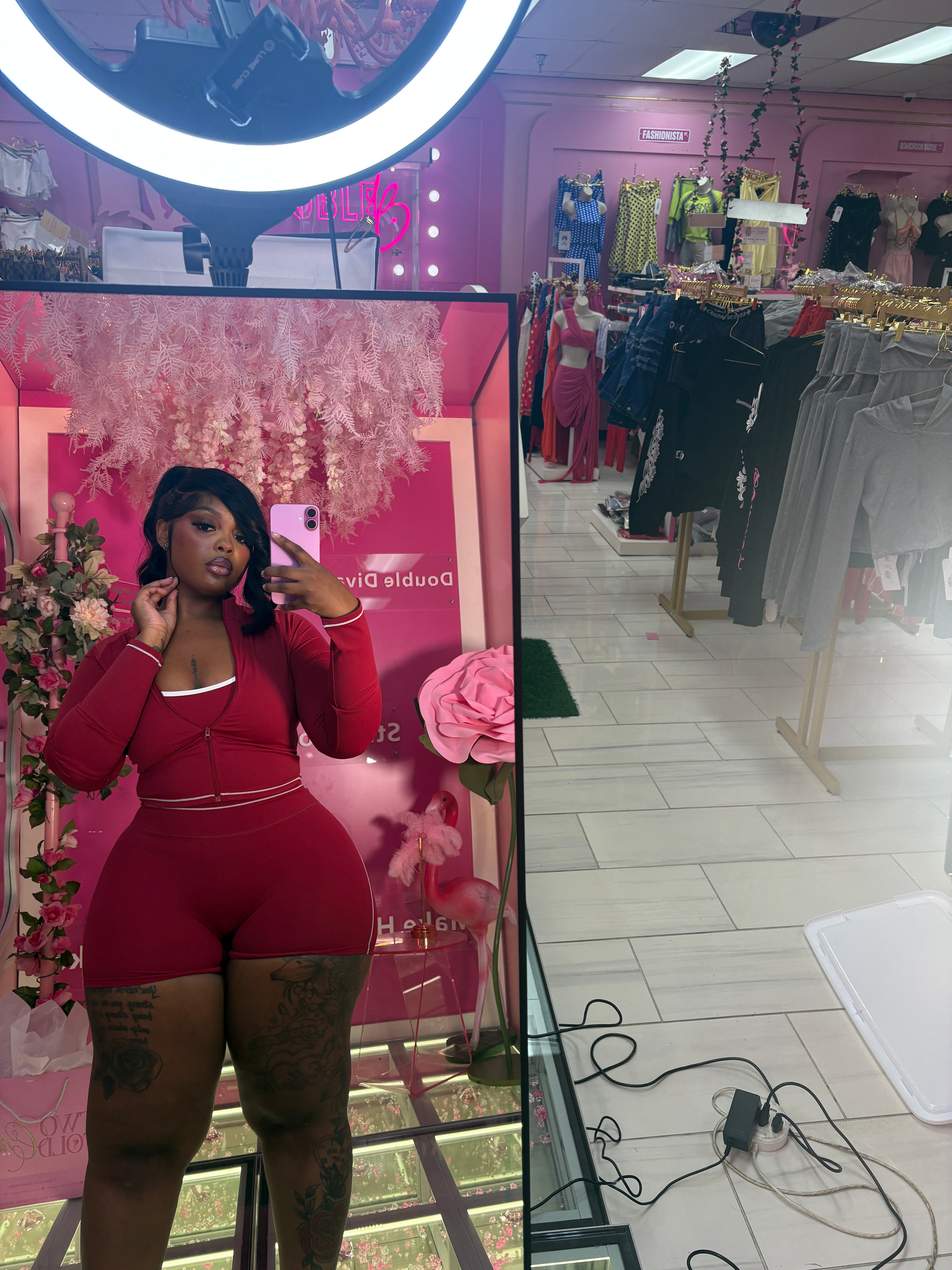 The Viral fitted Three piece lulu Short Set