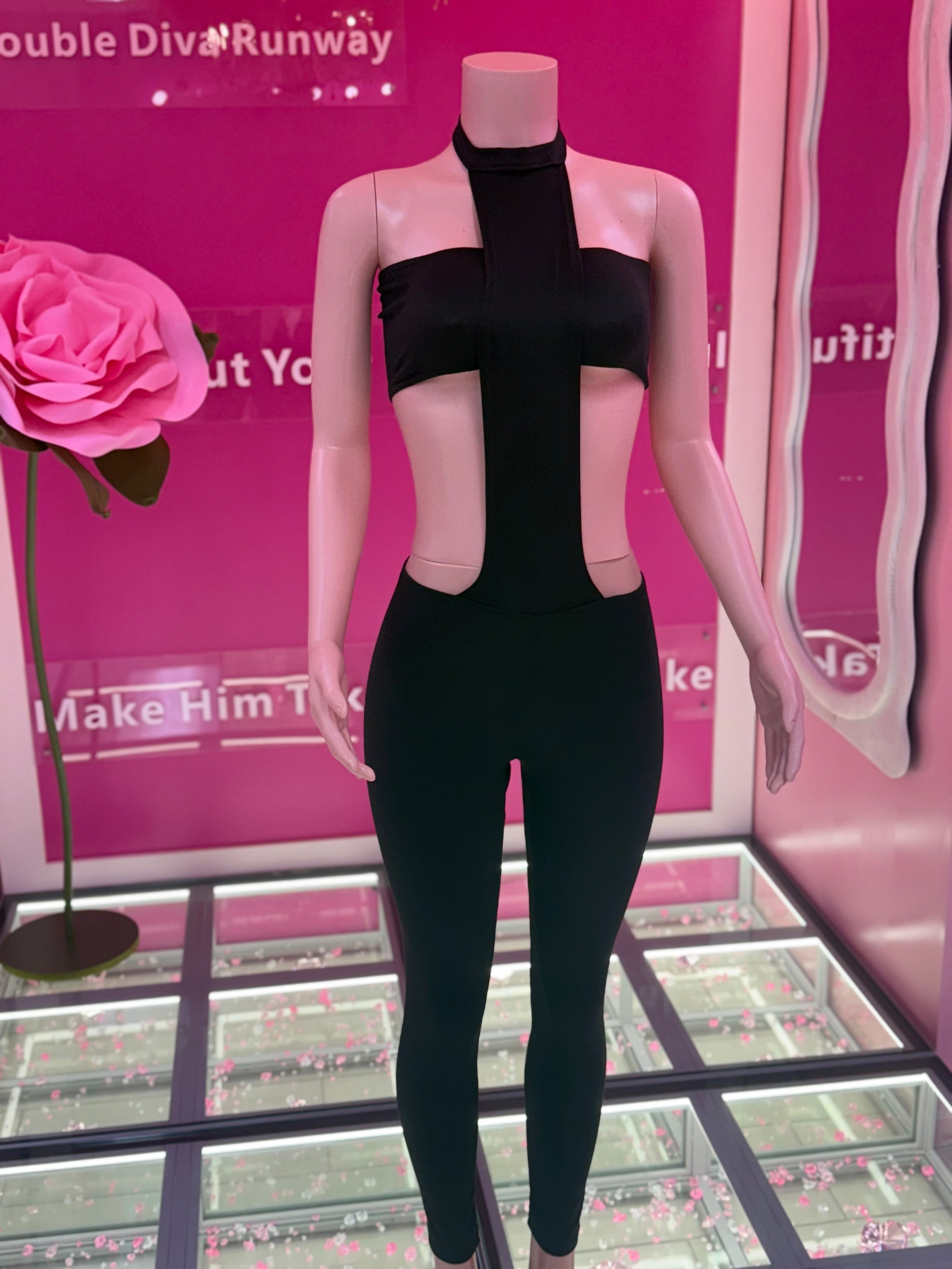 Bandage Top & Halter Jumper