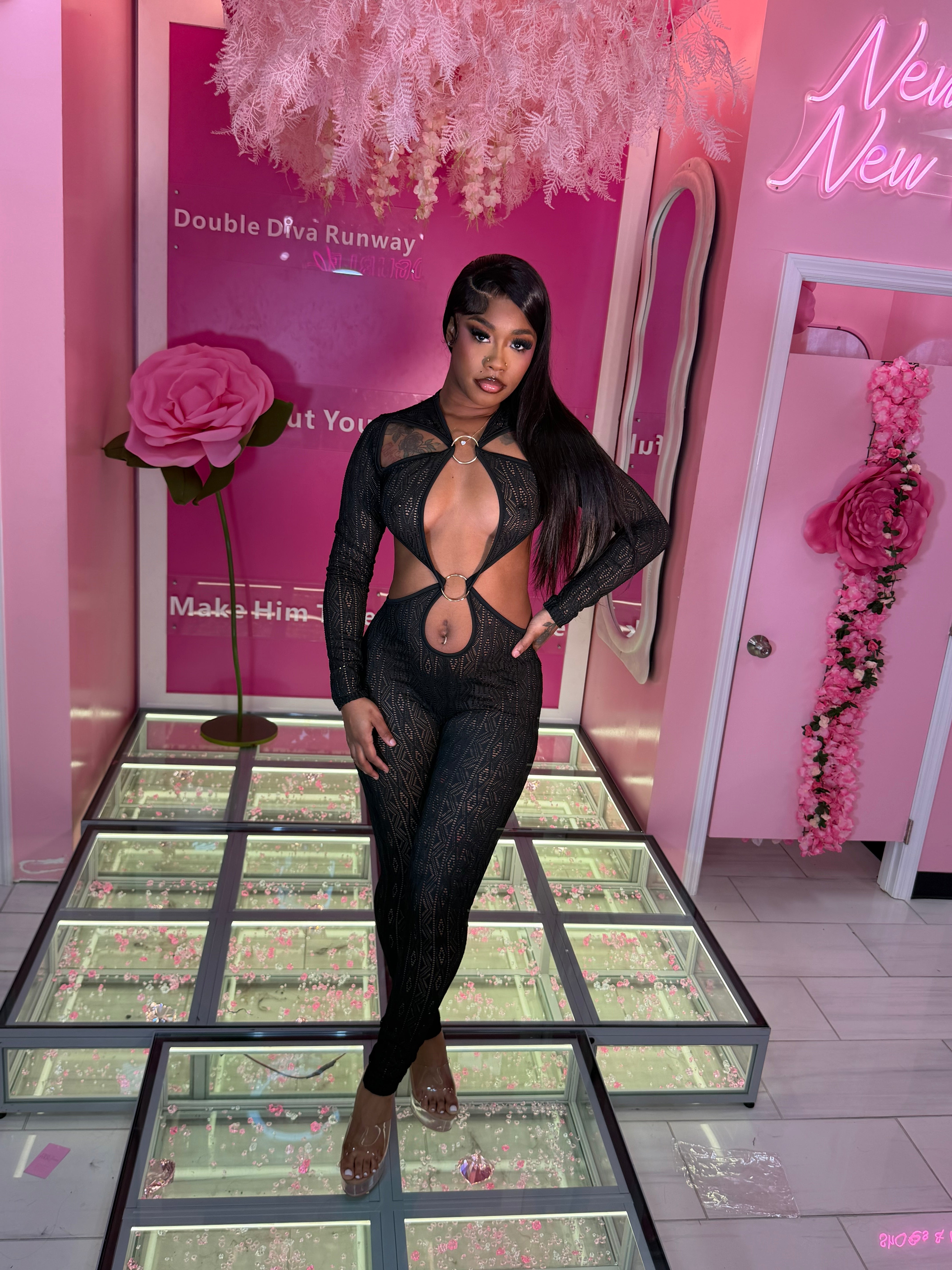 Feeling Like the Prize Lace & Gold Jumper