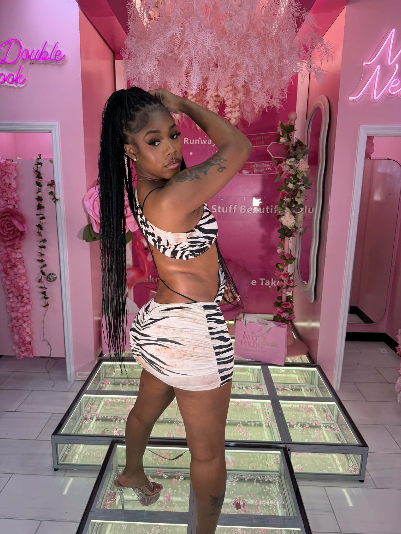 Zebra Girl Sexy Dress