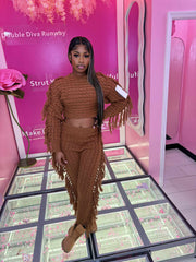 The shingle crop knit set