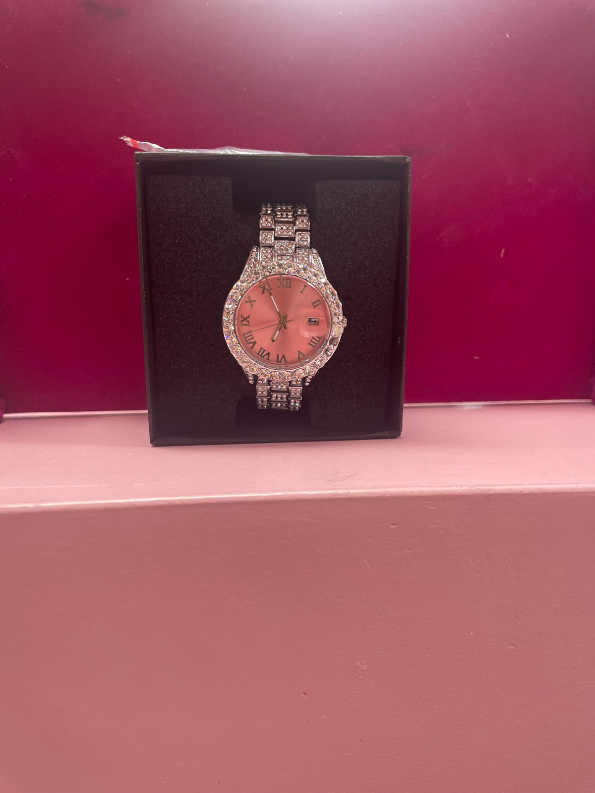 The Icy Girl pink face watch