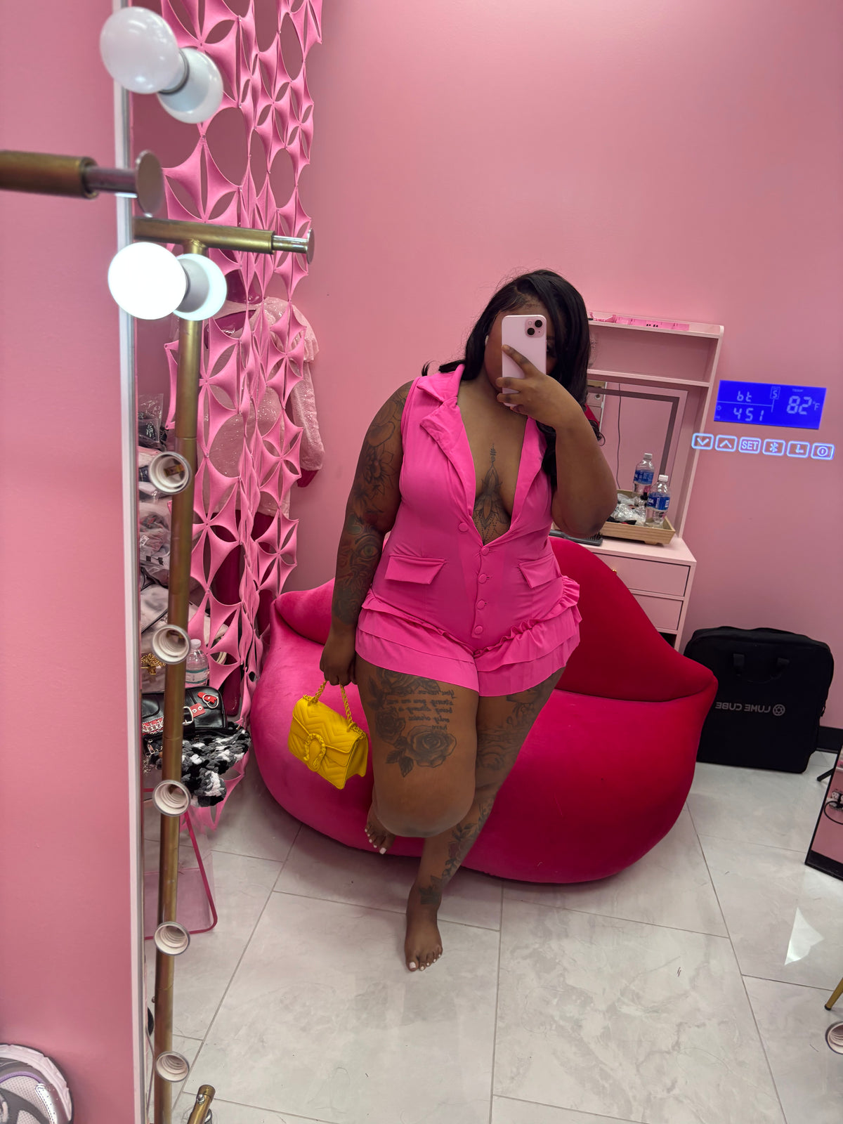 The Glamour One Piece Ruffle Suit