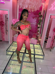 Still Trending PokeADot Neck Halter Capri Set
