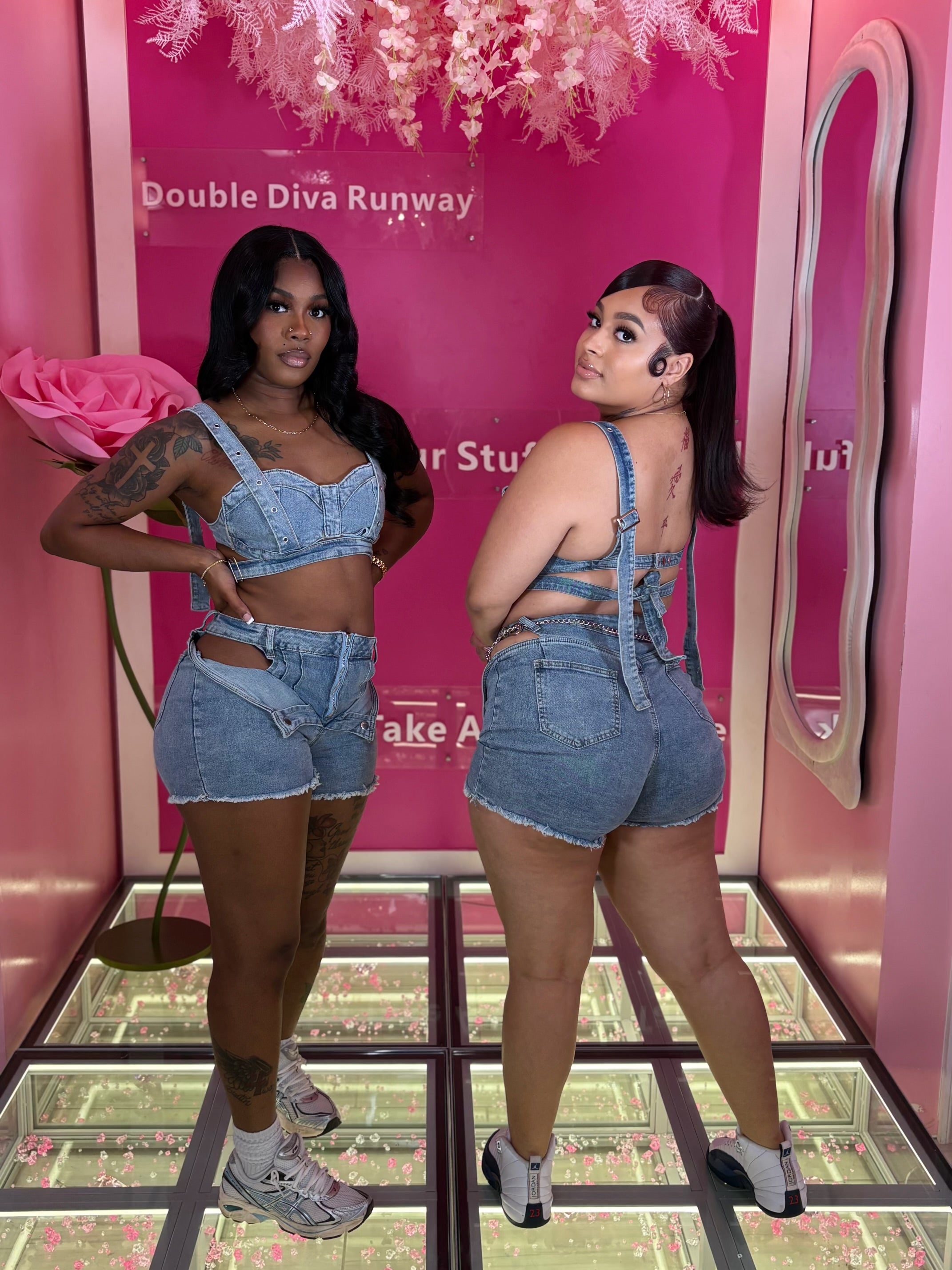 The Denim Daze Short Set