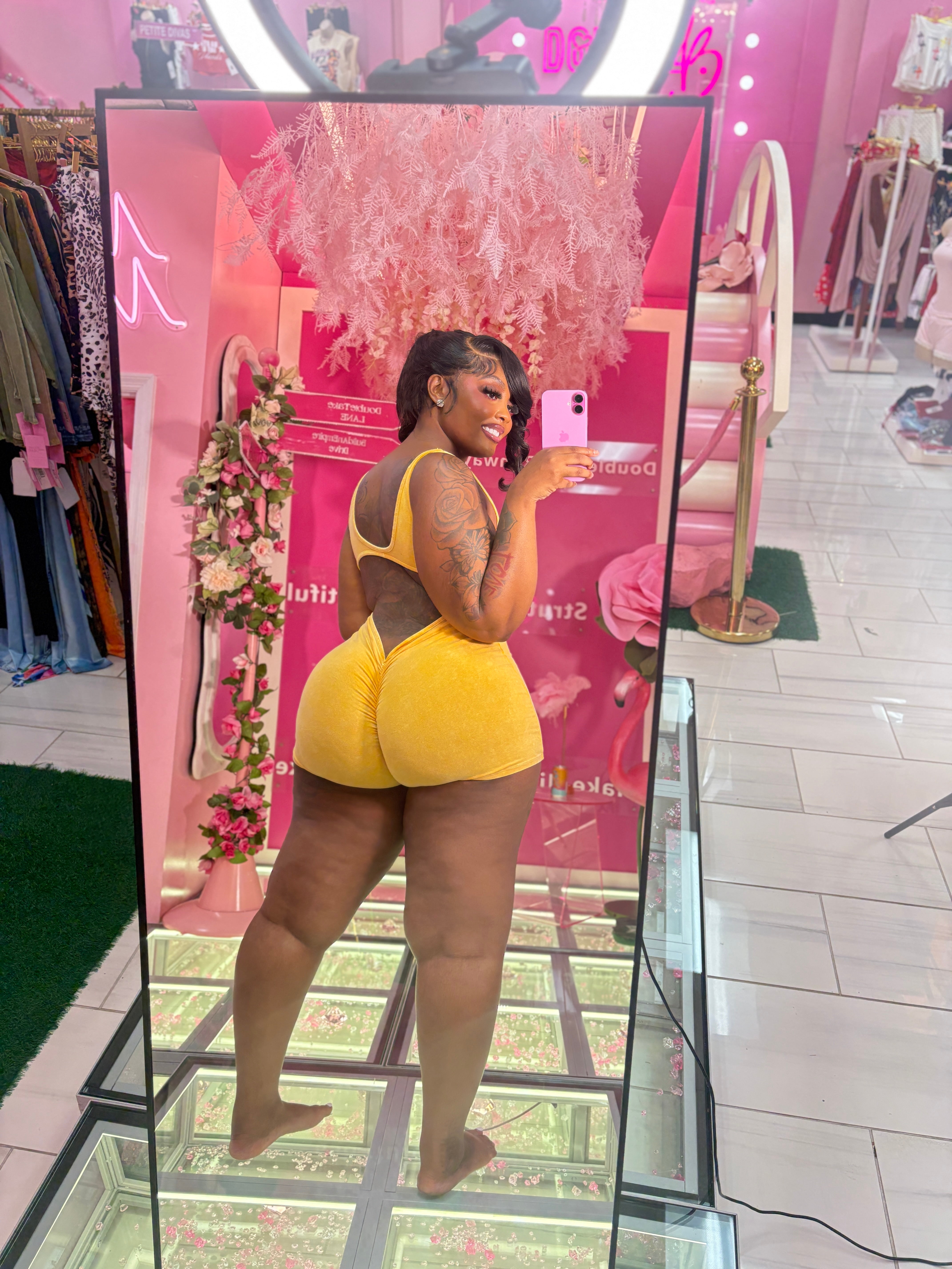 The get Active back out romper