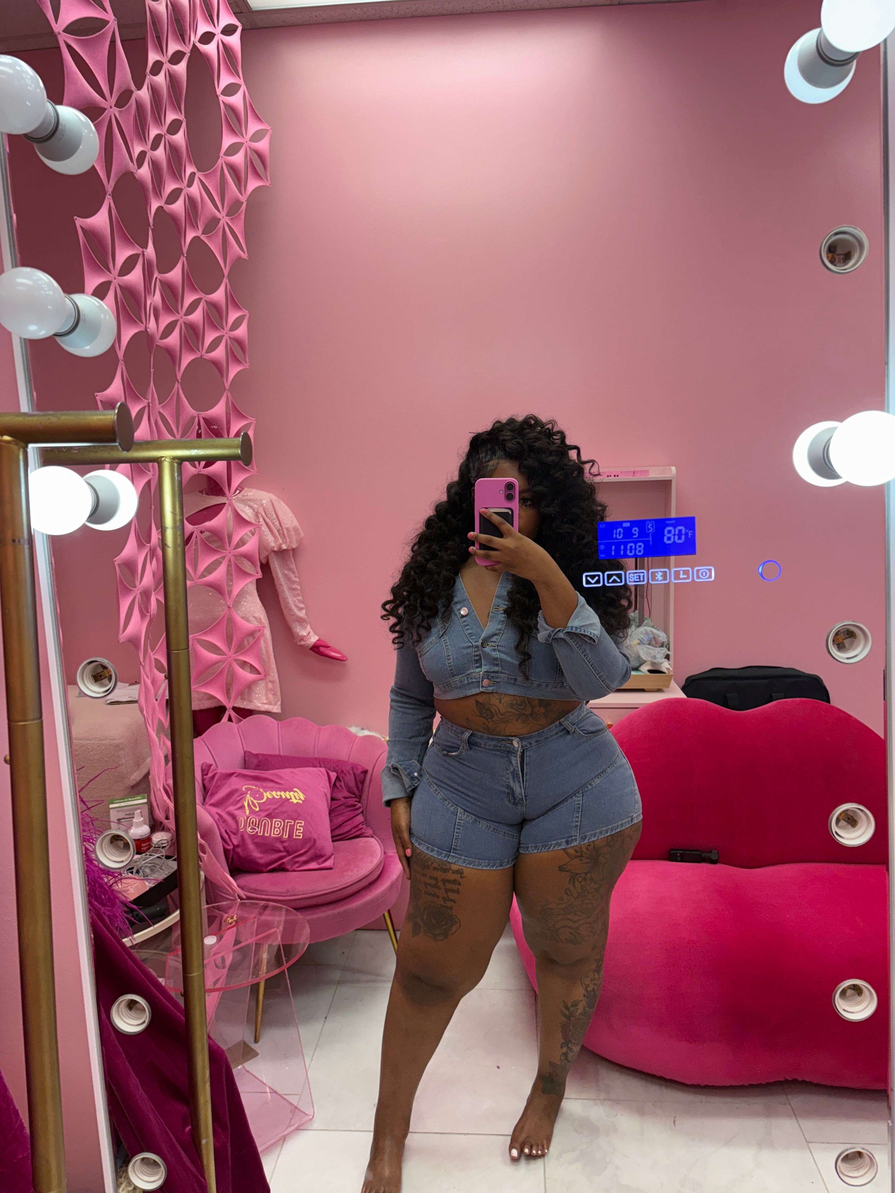 Carter Tour Approve Denim Jacket & Short Set