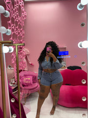 Carter Tour Approve Denim Jacket & Short Set