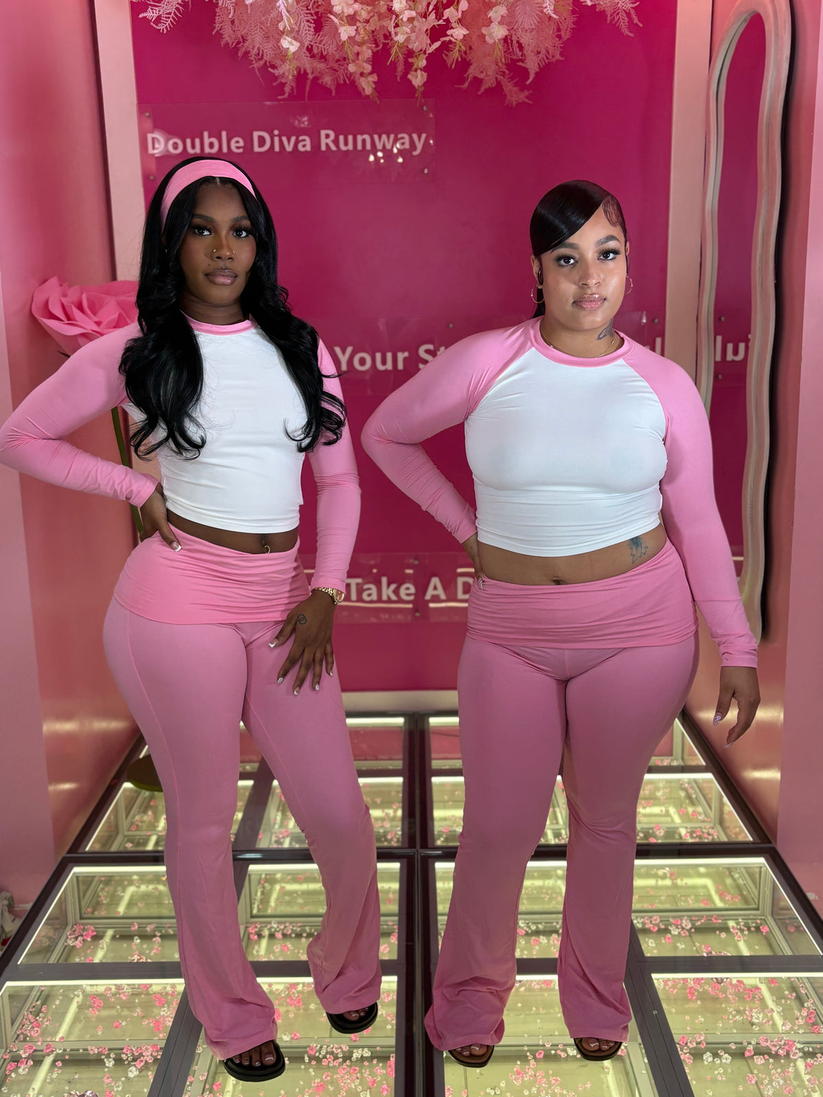 Long Sleeve Top Headband Lounge Set