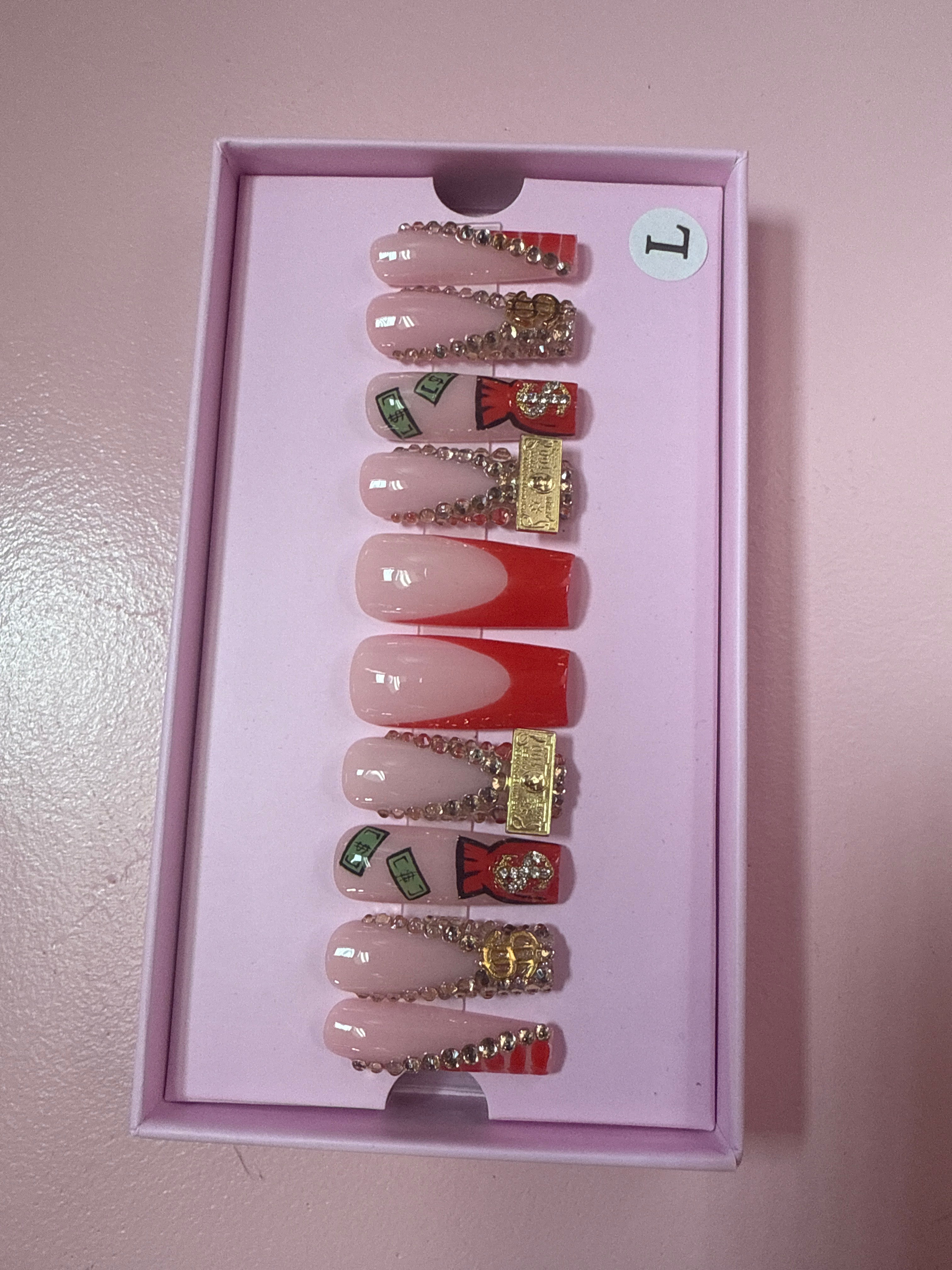 Custom Charmer Press On Nails
