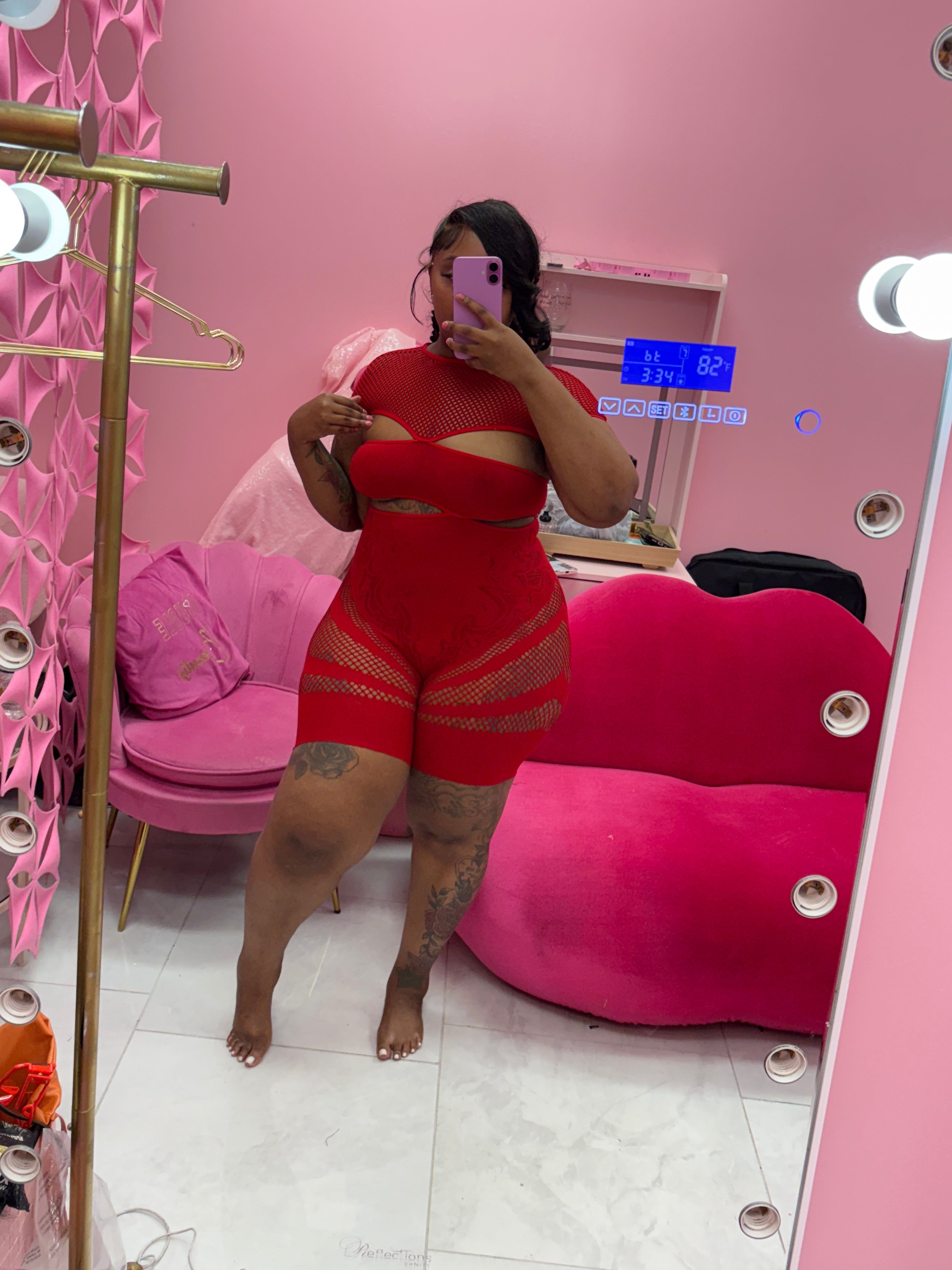 Poster Girl Ruffle Romper