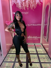 The Classy Fur Pants Set