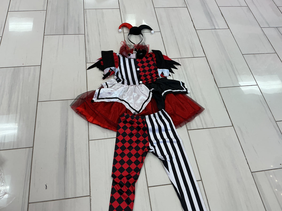 Harlequin Twisted Jester Costume