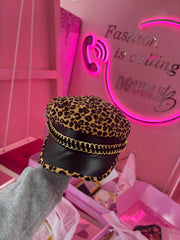 Captain Hook Leopard Chain Hat