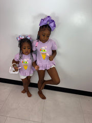 Ice cream Girl 2piece Kid Set