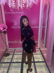 The Triple Cross Skirt Set