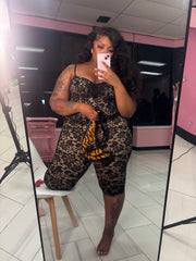 All Eyes on me lace Capri Set