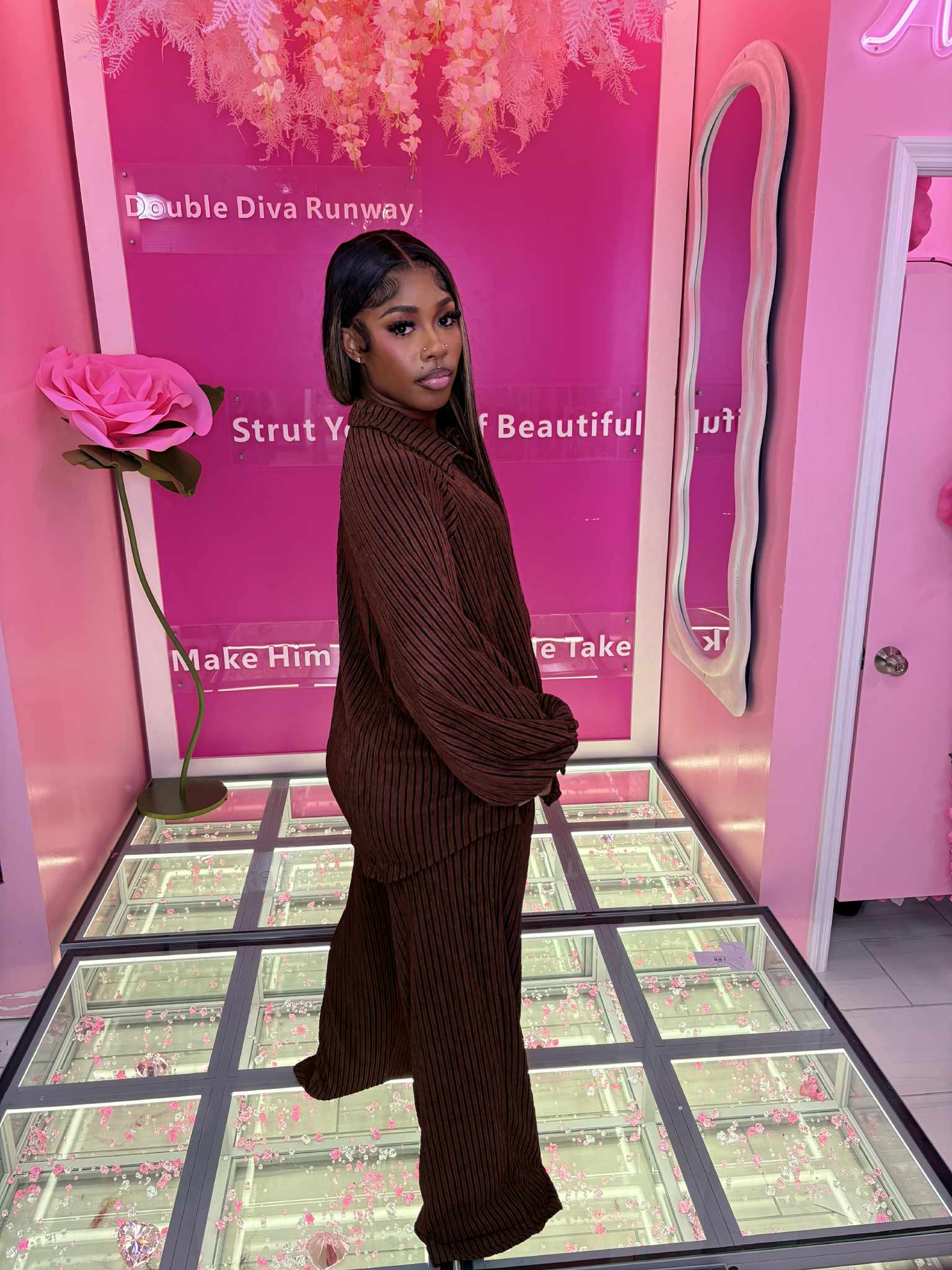 Mocha Brown Casual Set