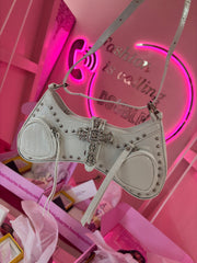 Diamond Studded Handbag Purse