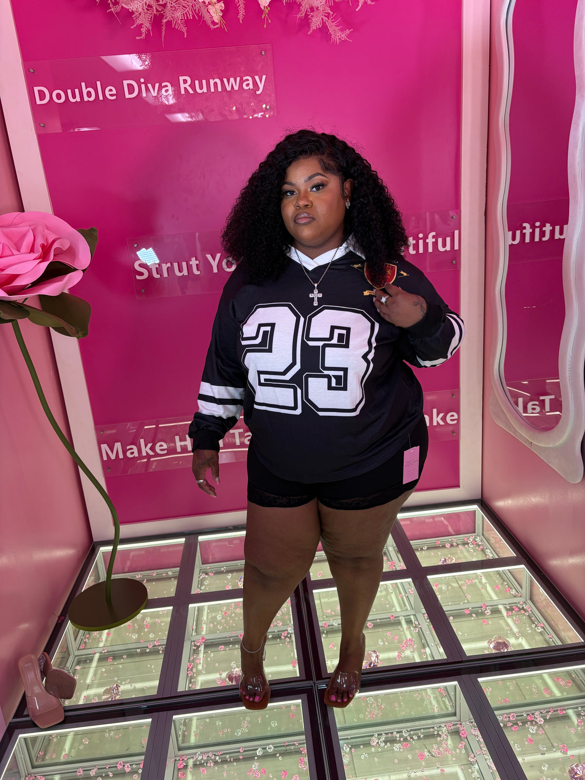 Charm Skool Plus Collar Top