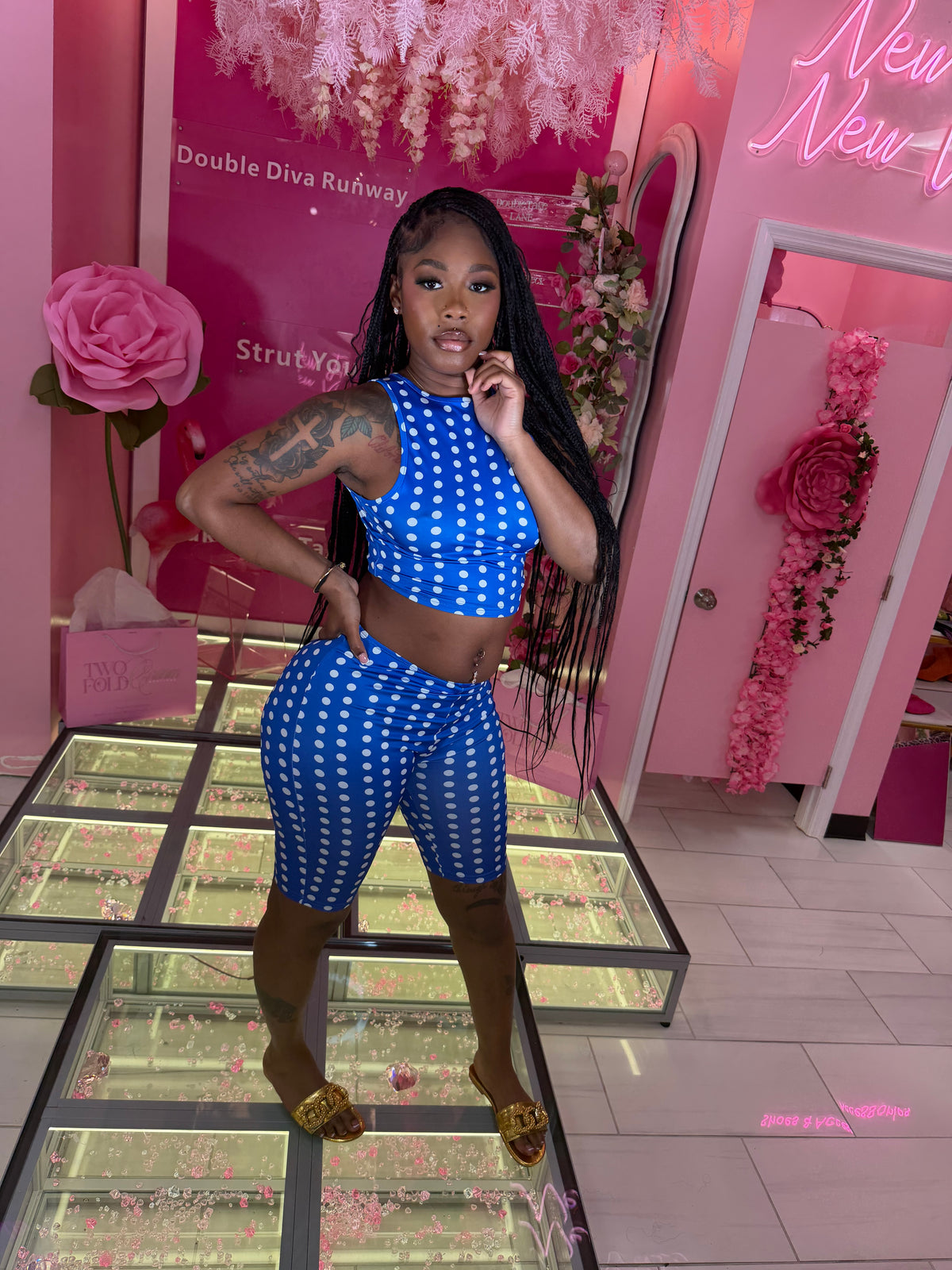 The Poke O dot Short Set